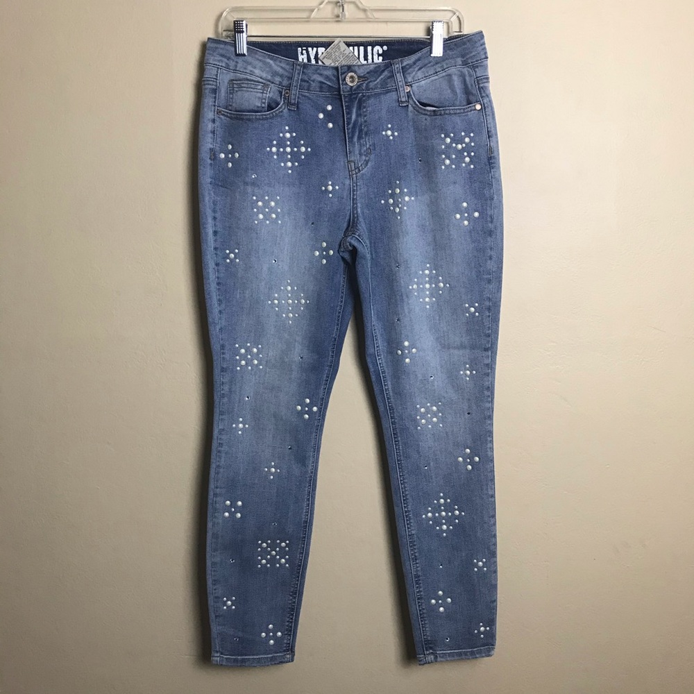 Hydraulic women’s blue‎ skinny jeans size 10